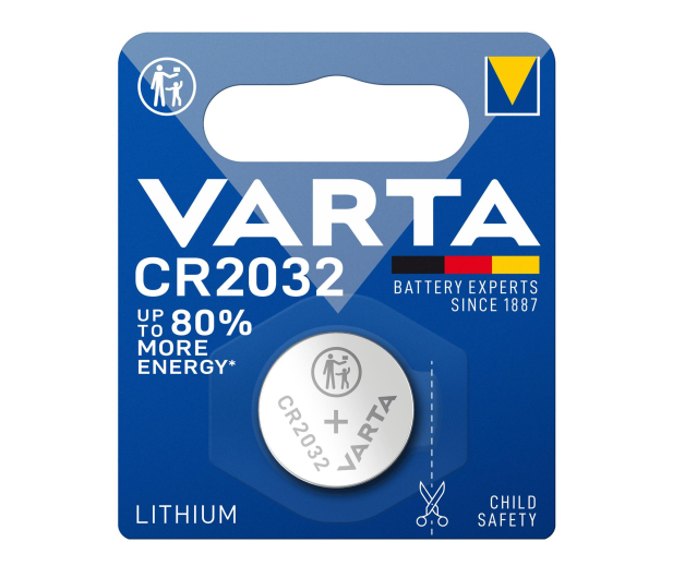Varta Litowe Baterie Pastylkowe CR2032 (1 szt.) - 22013 - zdjęcie